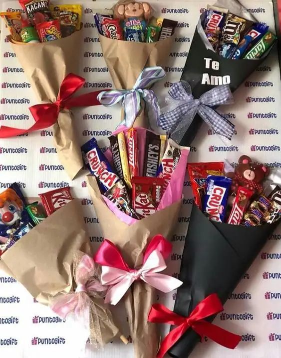 Mini chcoclate bouquet.