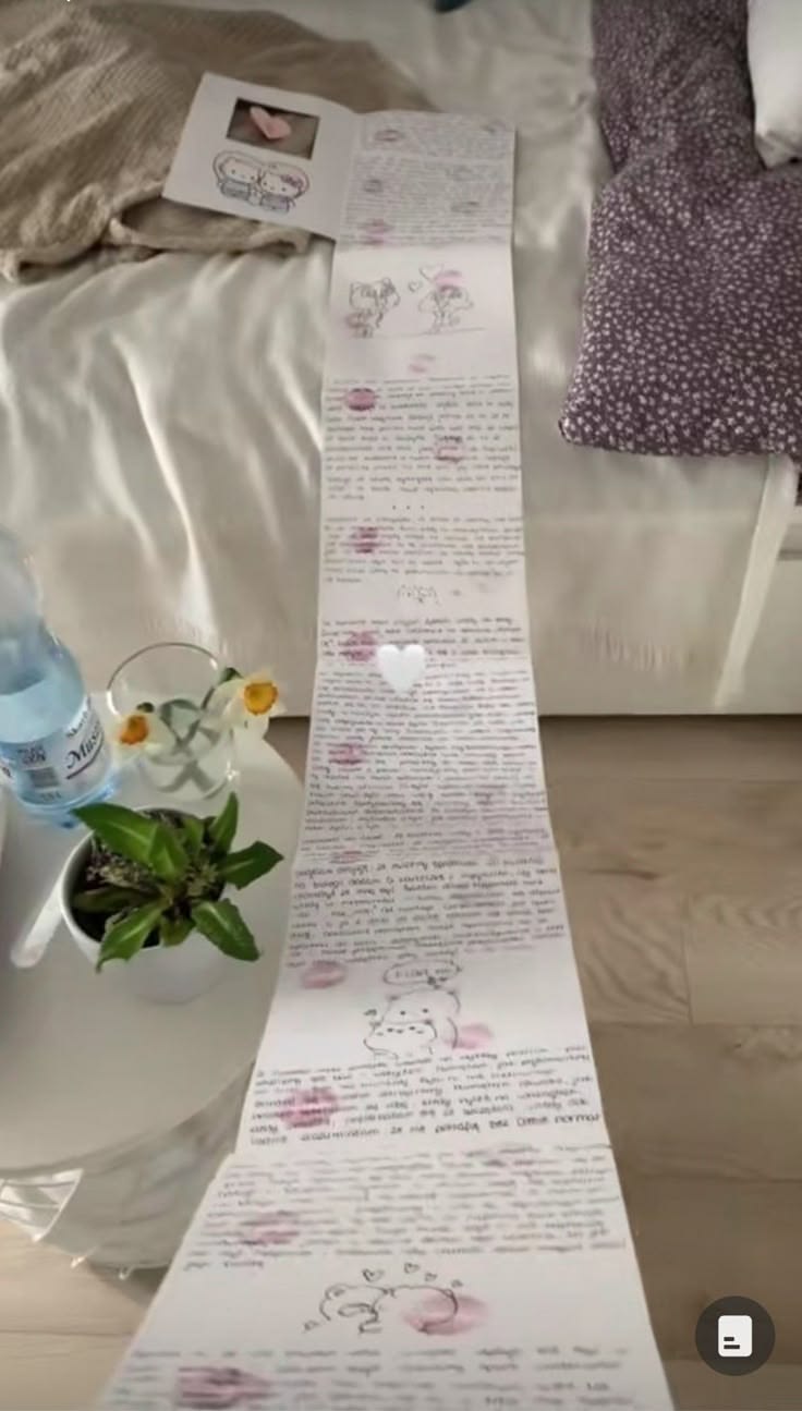 Long letter nd make someone feel special.