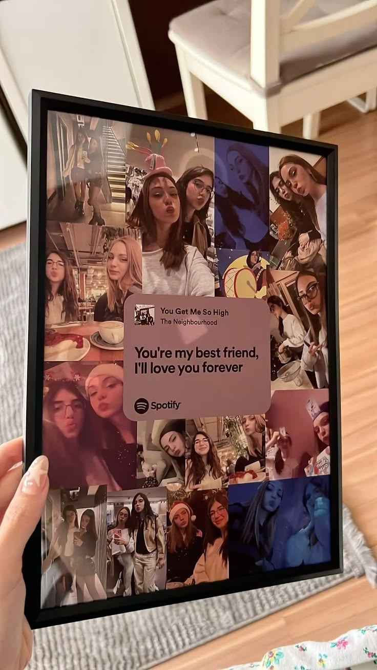 Aesthetic spotify song frame.